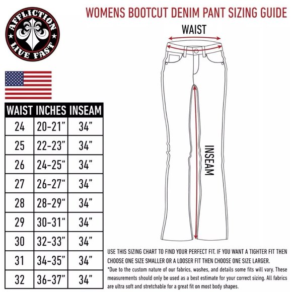 AFFLICTION Women's Denim Jeans RAQUEL TARA WHITE E - Picture 8 of 11